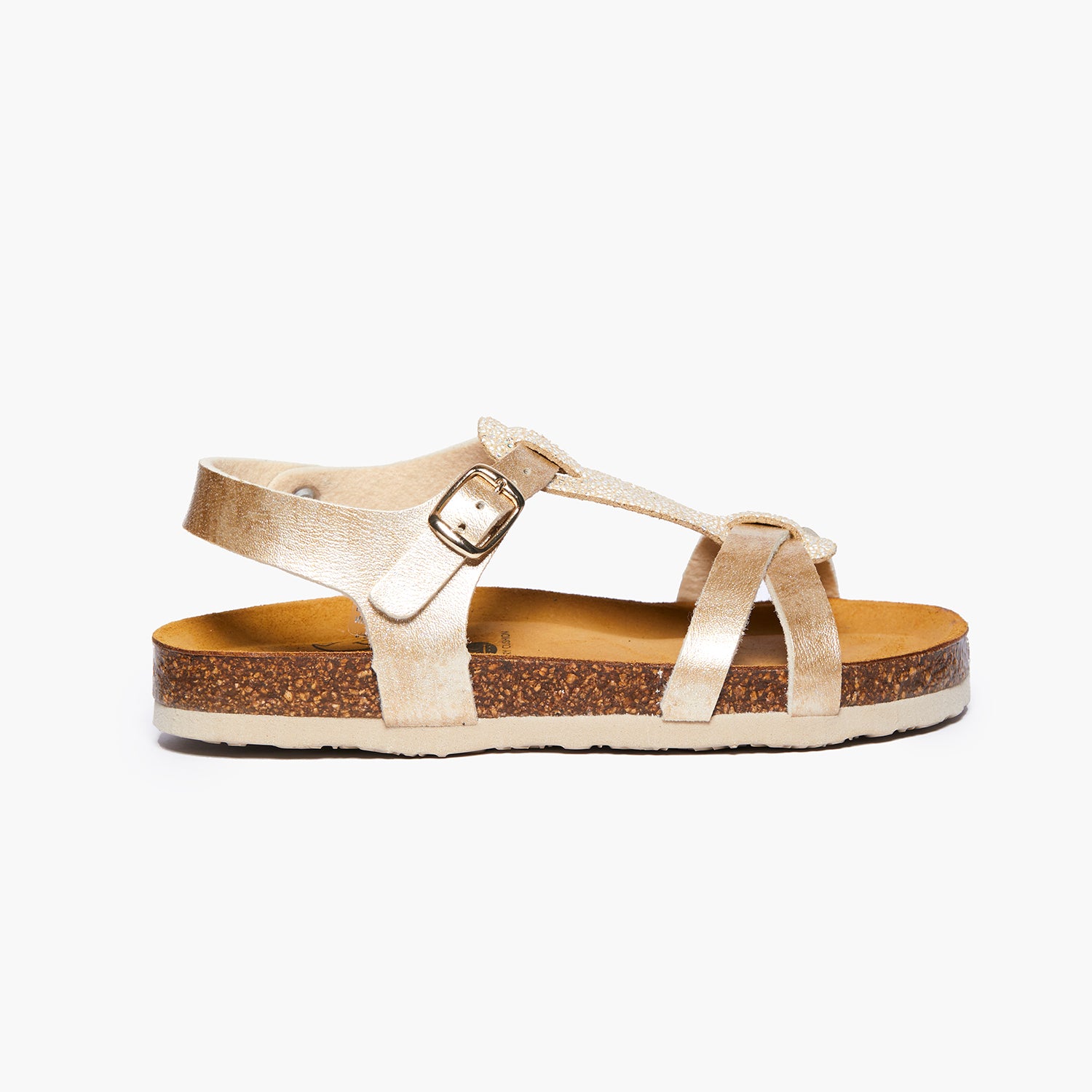 Bora Gold Lumier Plakton® Natural Cork Sandals EU Website